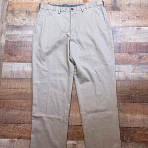Haggar Tan Classic Fit No Iron Khaki Pants size 40 x 34